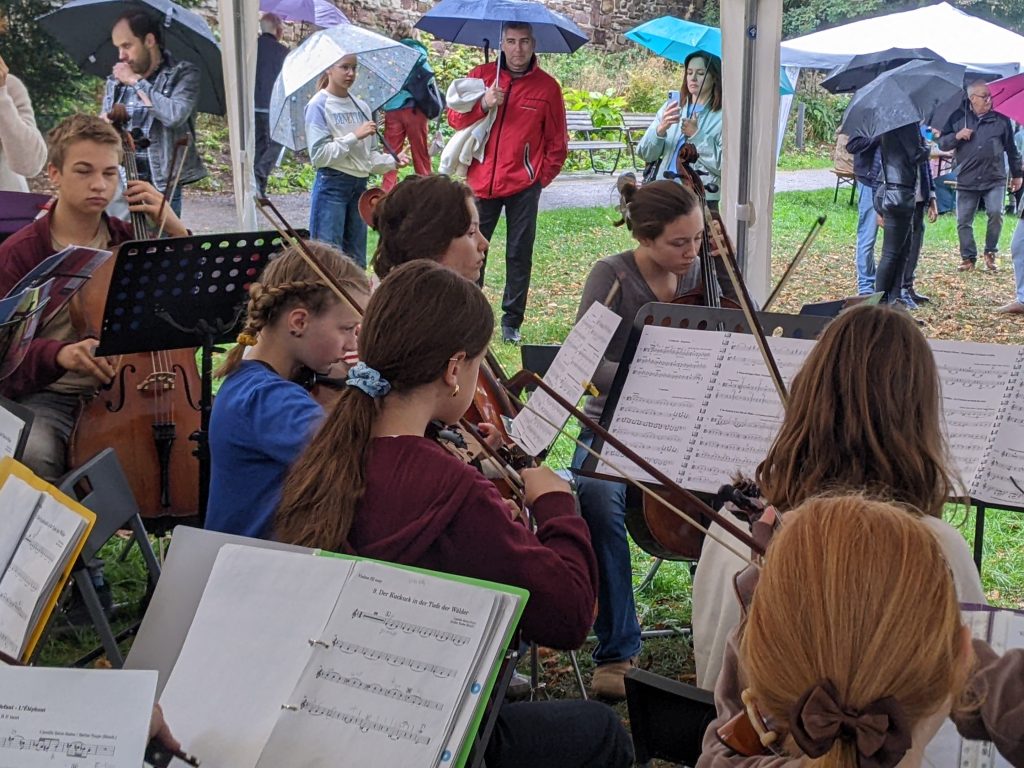 Projekt-Orchester, öffentliche Probe "Karneval der Tiere" Projekt-Orchester, öffentliche Probe "Karneval der Tiere"